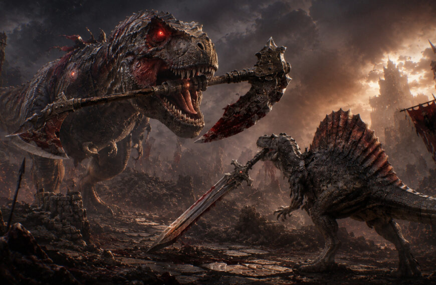 Dinoblade: o soulslike que nasceu de uma piada e agora tem data pra chegar até você