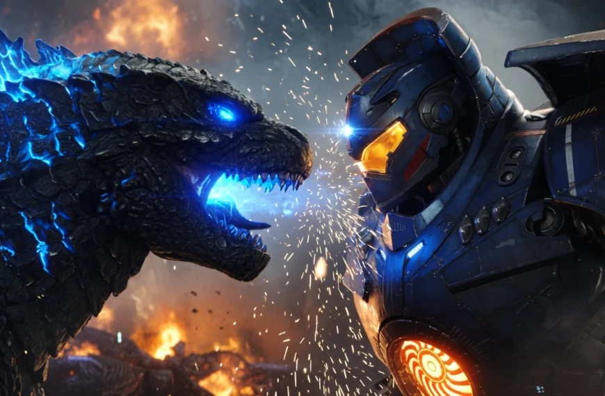 Godzilla vs Gipsy Danger: o Rei dos Monstros teria trabalho pra derrotar o Jaeger mais famoso do cinema?